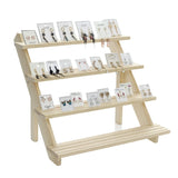 Wood Stair Shelf Display Riser Cupcake Stand 3-Tier