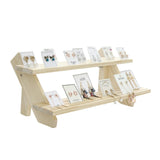 Wood Stair Shelf Display Riser Cupcake Stand 3-Tier