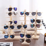 Wood Sunglass Display Rack Shelf Eyeglasses Show Stand