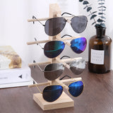 Wood Sunglass Display Rack Shelf Eyeglasses Show Stand