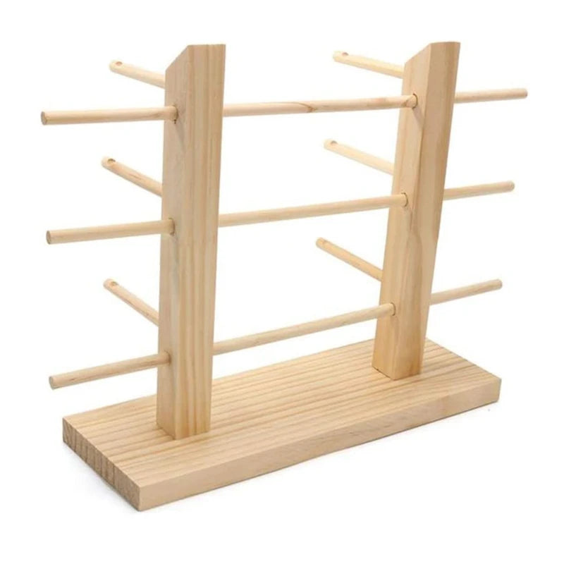 Wood Sunglass Display Stand Glasses Holder Organizer for Men Home or Shop