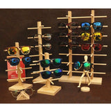 Wood Sunglass Glass Rack Frame Display Stand Holder Organizer