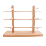 Wood Sunglass Glass Rack Frame Display Stand Holder Organizer
