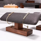 Wood T Bar Jewelry Display Stand Tower Bracelet Storage