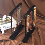 Walnut Necklace Display Stand Jewelry Storage Hanging Buddha Beads Rack