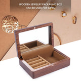 Wooden Jewelry Packing Case Display Gift for Couples