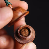 Wood Bell Incense Expander Wood Carved Sachets Aromatherapy