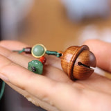 Wood Bell Incense Expander Wood Carved Sachets Aromatherapy