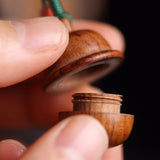 Wood Bell Incense Expander Wood Carved Sachets Aromatherapy