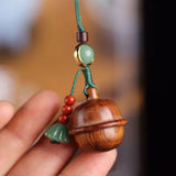 Wood Bell Incense Expander Wood Carved Sachets Aromatherapy
