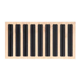Wood 9 Lines Jewelry Display Tray Box Earring Necklace Pendant Organizer