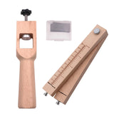Wooden Leather Strap Cutter with 5 Blades DIY Craft Tool
