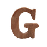 Wooden Alphabet Home Decor Wedding Craft Decoration Beech Letters G