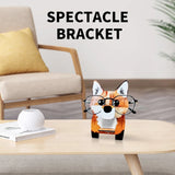 Wooden Fox Glasses Display Stand Jewelry Watch Holder