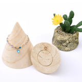 Wooden Bangle Jewelry Holder Necklace Showcase