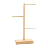 Wooden Base Earrings Organizer Stand Hanging Holder Tree for Bangles