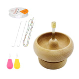 Wooden Bead Loader Bead Spinner Kit for Crafts