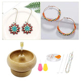Wooden Bead Loader Bead Spinner Kit for Crafts