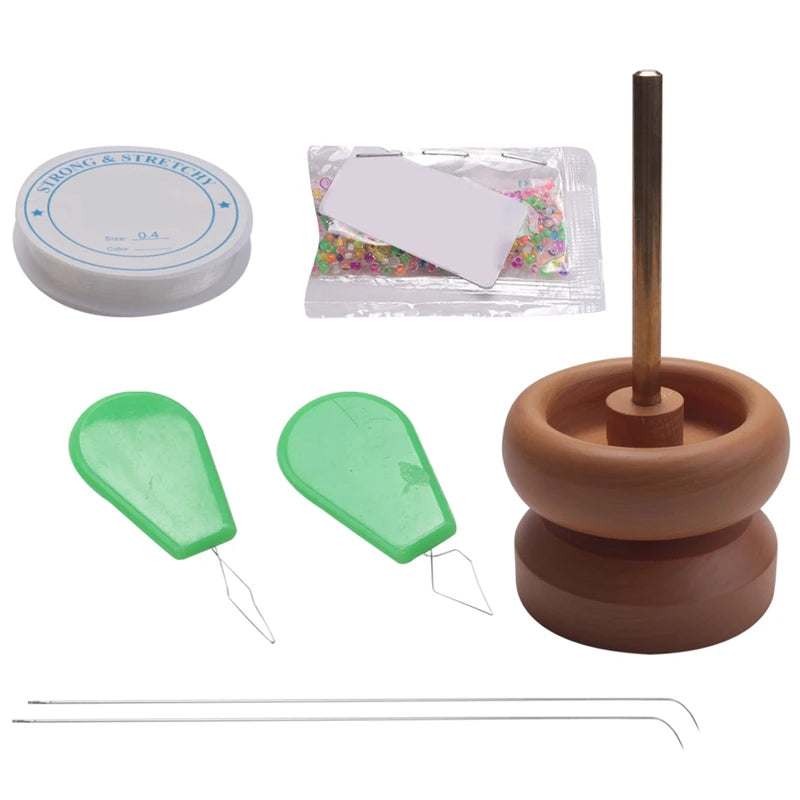 Wooden Bead Spinner for Jewelry Making