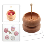 Wooden Bead Gem Threading for Crafts DIY Bracelet Making Tool