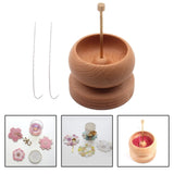 Wooden Bead Gem Threading for Crafts DIY Bracelet Making Tool