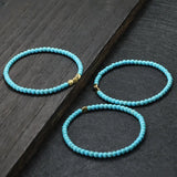 Natural Stone Hematite Beaded Bracelet for Men and Women