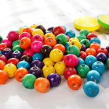Wooden Beads 6/8/10/12/14/16/18mm Round Ball Spacer Beading Natural Wood Beads
