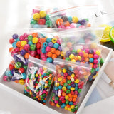 Wooden Beads 6/8/10/12/14/16/18mm Round Ball Spacer Beading Natural Wood Beads