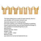Wooden Beads Drill Bit Ball Blade Set 24Pcs Cemented Carbide Spherical Tool Kit