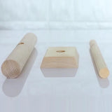 Wooden T-Shaped Jewelry Display Stand for Necklaces and Bracelets