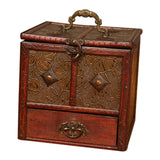 Wooden Keepsake Jewelry Trinket Box Storage Organizer