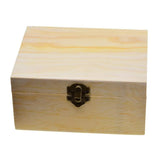 Unfinished Wooden Box for Crafts with Lid, Decoupage, Painting, Staining