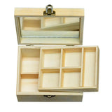 Unfinished Wooden Box for Crafts with Lid, Decoupage, Painting, Staining