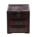 Vintage Antique Wooden Storage Box for Jewelry