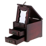 Vintage Antique Wooden Storage Box for Jewelry