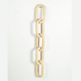 Wooden Chain Link Beech Wood Five-Link Chain DIY Crafts