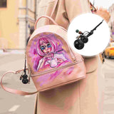 Wooden Wu Gourd Keychain Bag Purse Charms