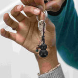 Wooden Wu Gourd Keychain Bag Purse Charms