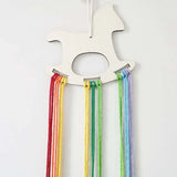 Wooden Cloud Hair Clips Holder for Baby Girls