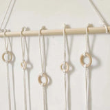 Wooden Cloud Hair Clips Holder Organizer Wall Baby Girl Hairpin Storage