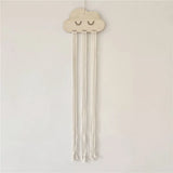 Wooden Cloud Ornaments Hair Clips Holder Princess Girls Hairpins Organizer