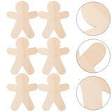 Unpainted Wooden Christmas Cutouts DIY Crafts Blank Ornaments