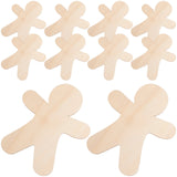 Unpainted Wooden Christmas Cutouts DIY Crafts Blank Ornaments