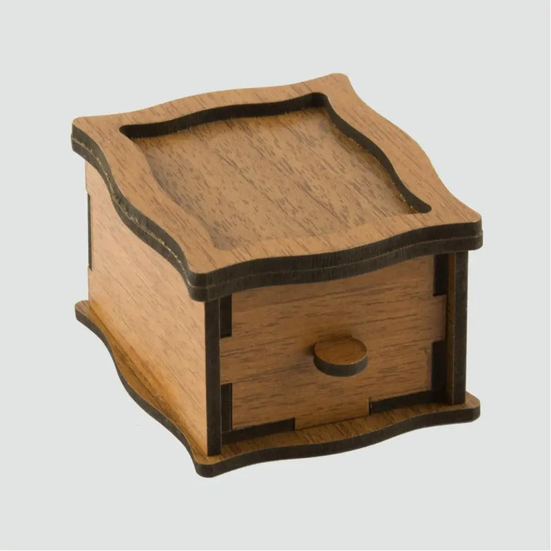 Wooden Drawer Ring Box Jewelry Storage Organizer