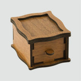 Wooden Drawer Ring Box Jewelry Storage Organizer