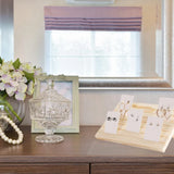 Wooden Earring Card Holder Jewelry Display Stand with 10PCS Earring Cardboard