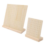 Wooden Earring Display Pegboard for Earrings