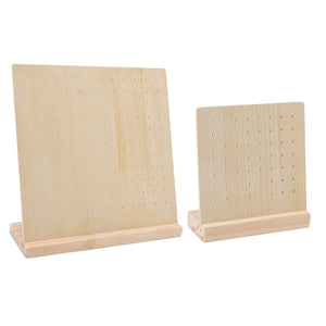 Wooden Earring Display Pegboard for Earrings