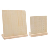Wooden Earring Display Pegboard for Earrings