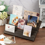 Wooden Earring Display Holder with 100pcs Earring Cardboard